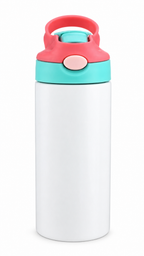 gourde isotherme 350ml bleu/vert ou rose/vert