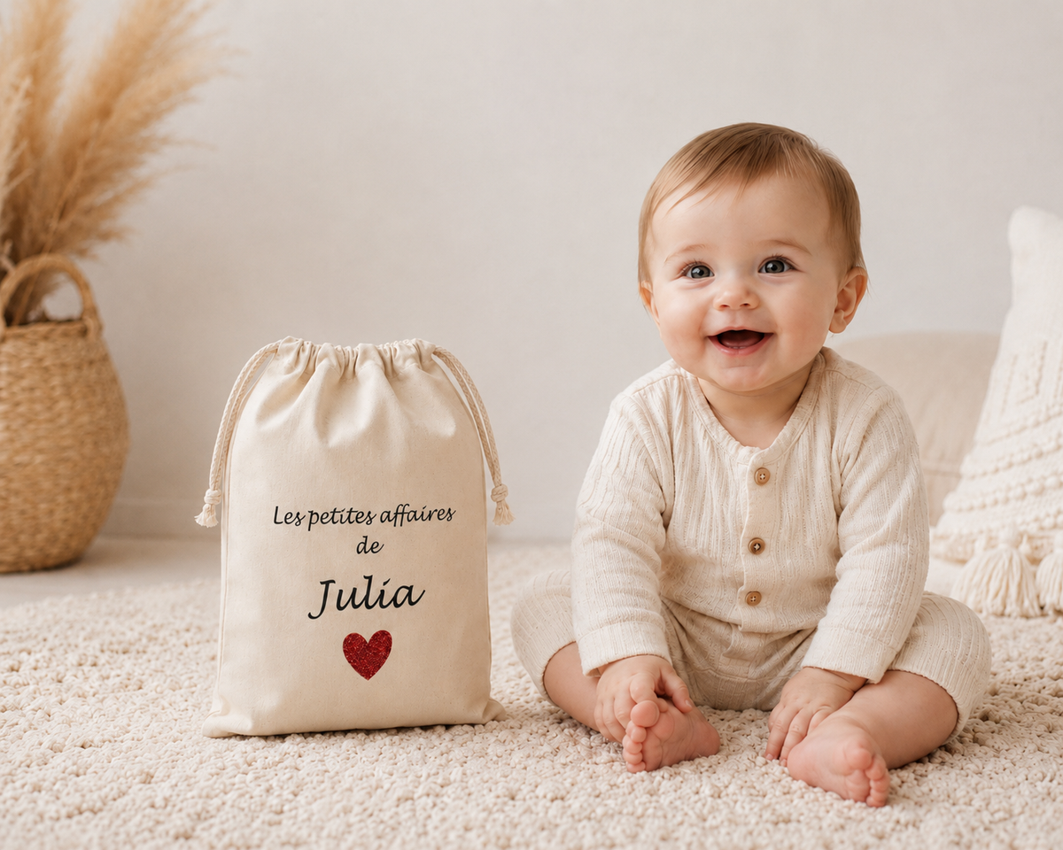 Sac cordon personnalisé pour bébé