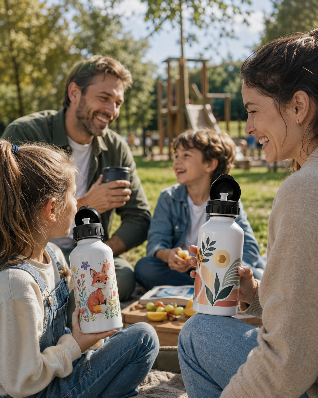 Gourde aluminium 600 ml à personnaliser