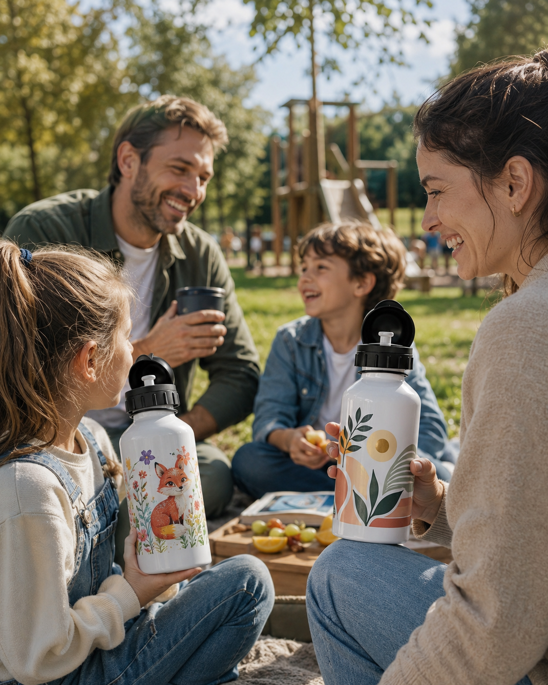 Gourde aluminium 600 ml à personnaliser