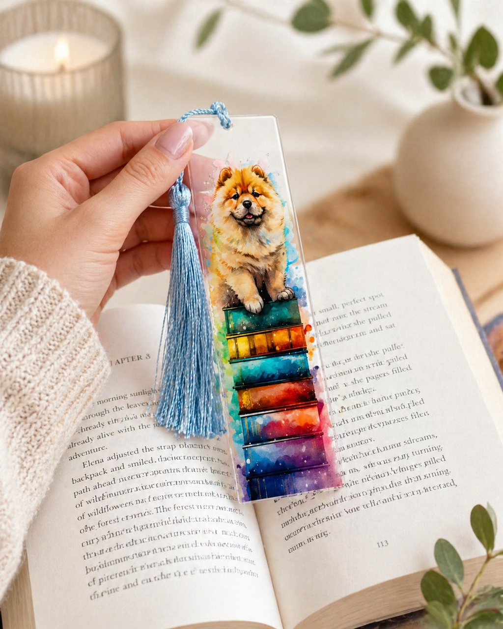 Marque-pages chow-chow