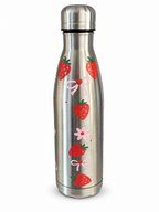 Gourde isotherme Fraises & Nœuds