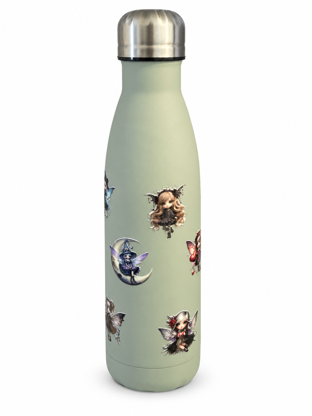 Gourde isotherme Fées – grise
