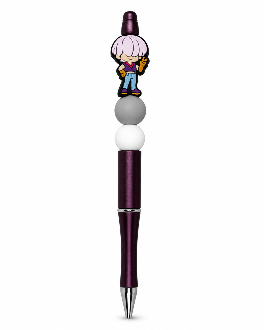 Stylo Violet avec Mystery Saja
