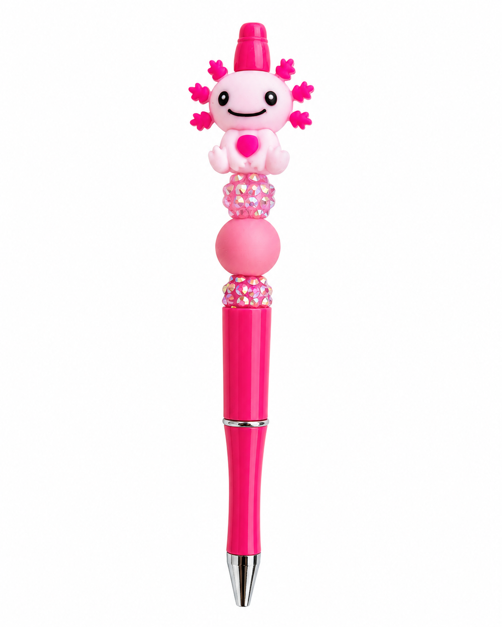 Stylo fantaisie axolotl rose