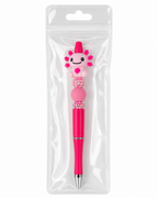 Stylo fantaisie axolotl rose