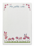 Bloc-notes Jardin fleuri