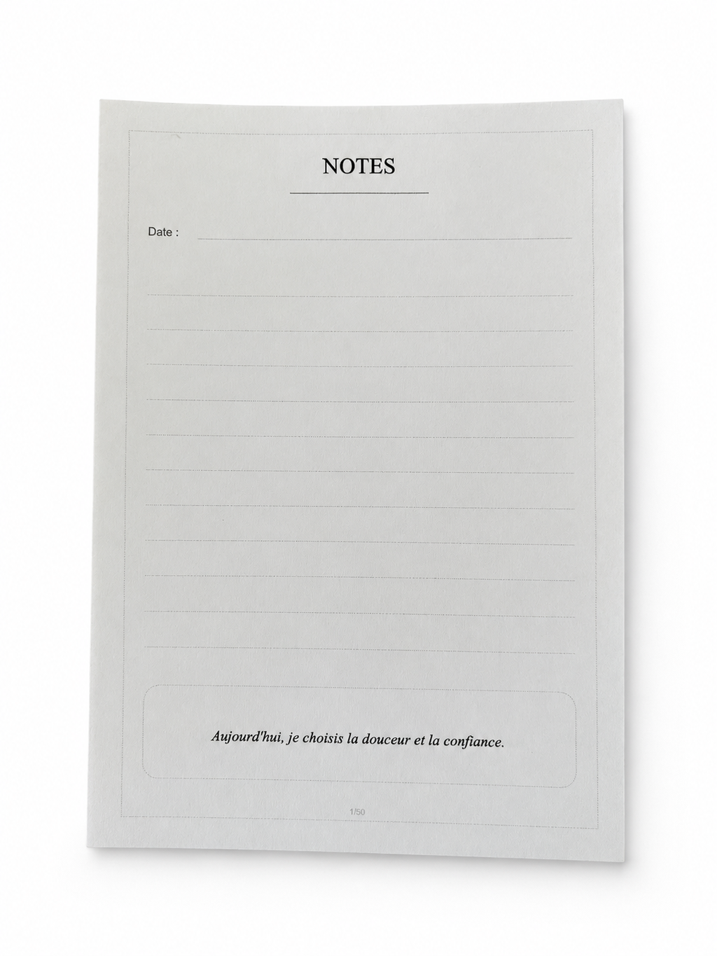 Bloc-notes positif