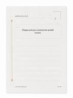 Bloc-notes Inspiration positive