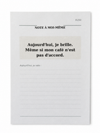 Bloc-notes positif et drôle