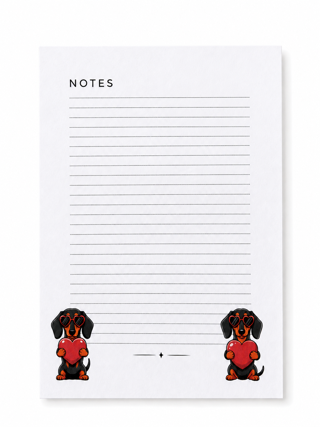 Bloc-notes teckels
