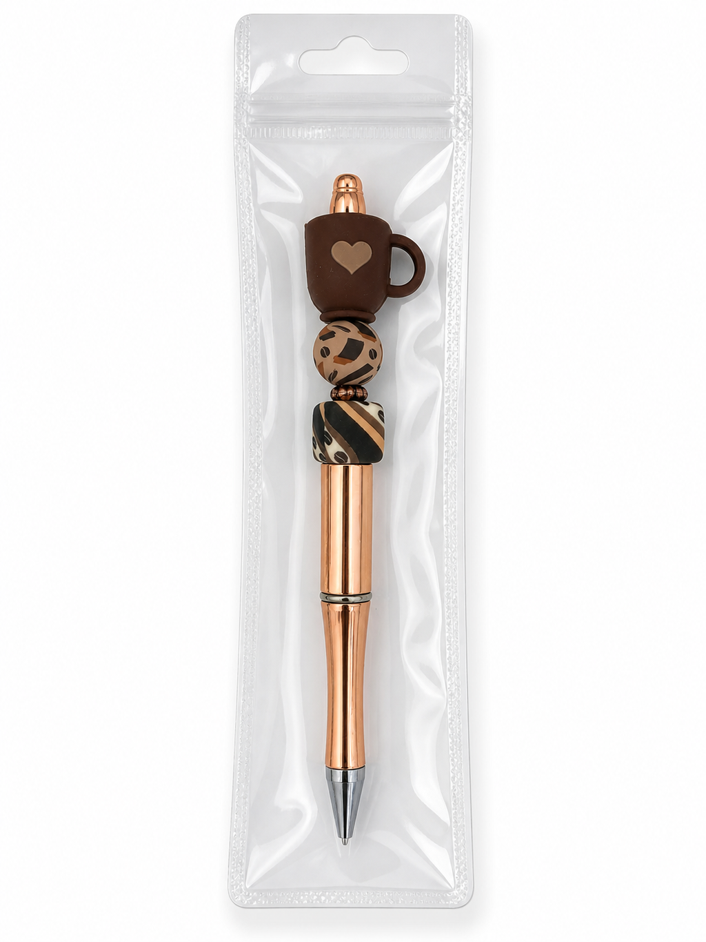Stylo fantaisie café