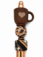 Stylo fantaisie café