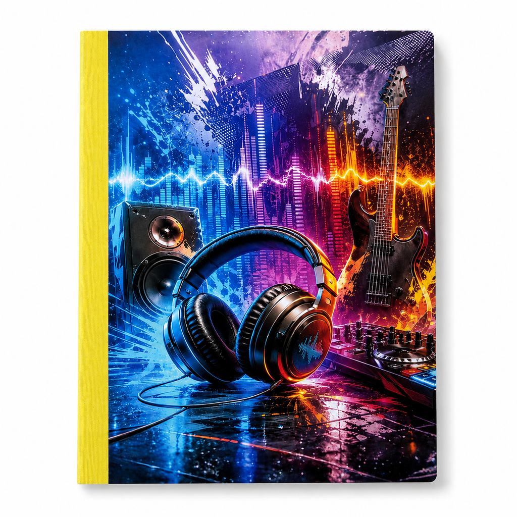 Cahier A5 « Music Vibes »