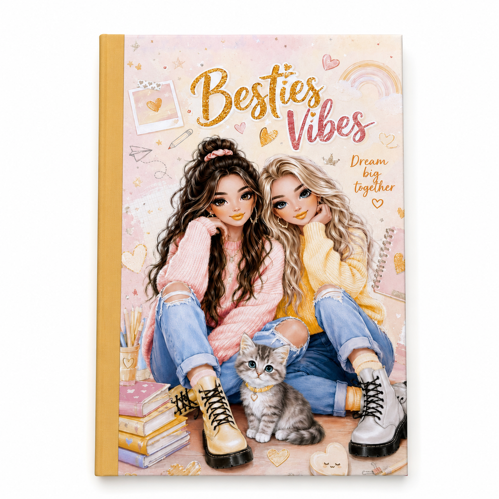 Cahier A5 « Besties Vibes »