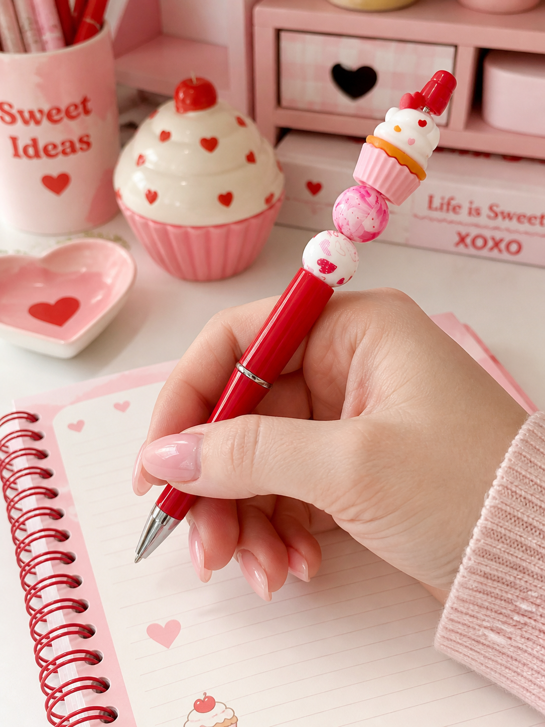 Stylo fantaisie cupcake