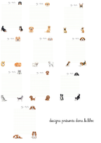 Bloc-notes chiens
