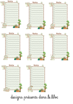 🦕 Bloc-notes Petits Dinosaures