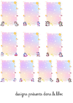 🦄 Bloc-notes Univers des licornes