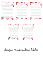 Bloc-notes Petits Mots d’Amour
