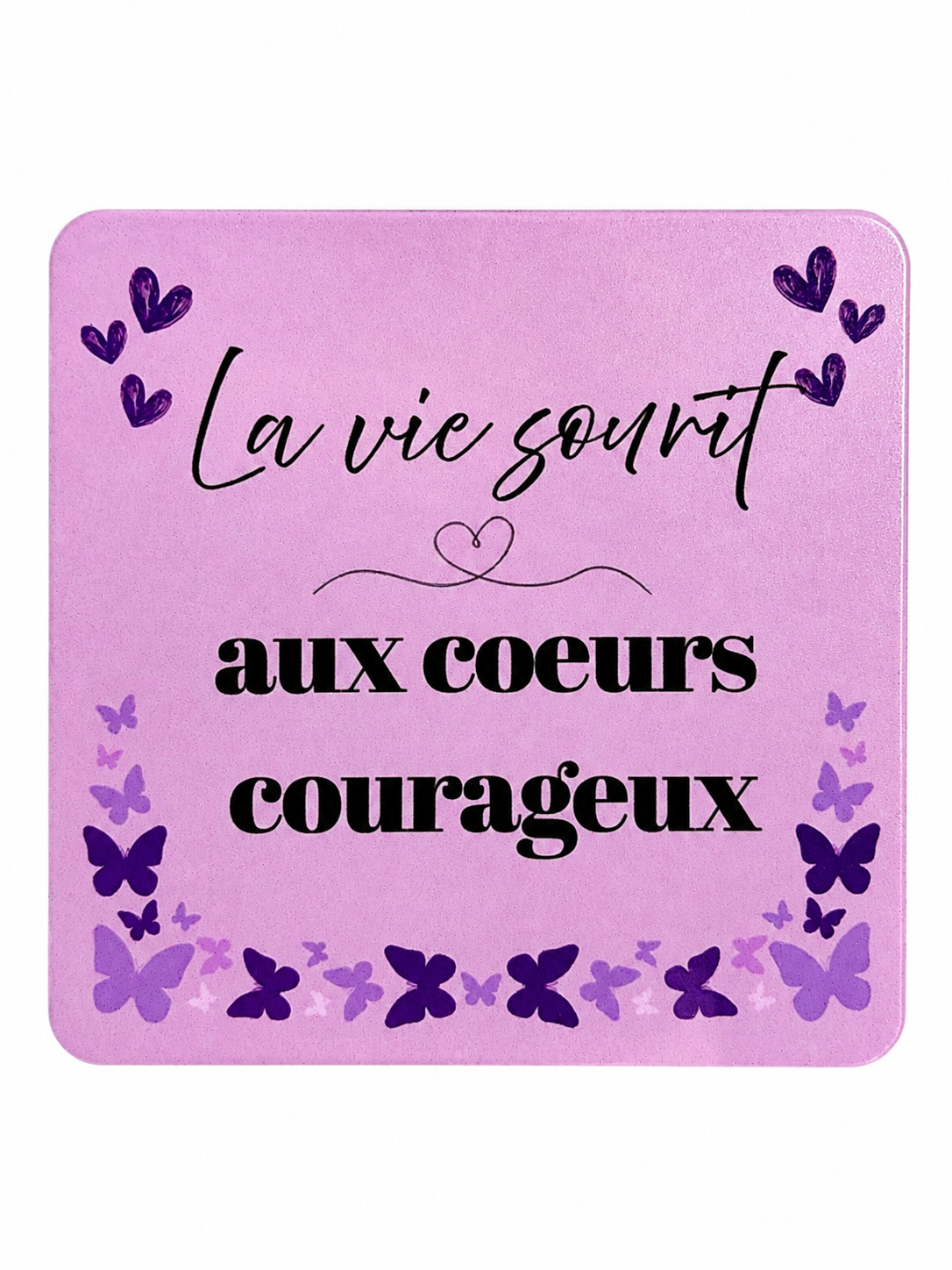 Magnet "coeurs courageux"