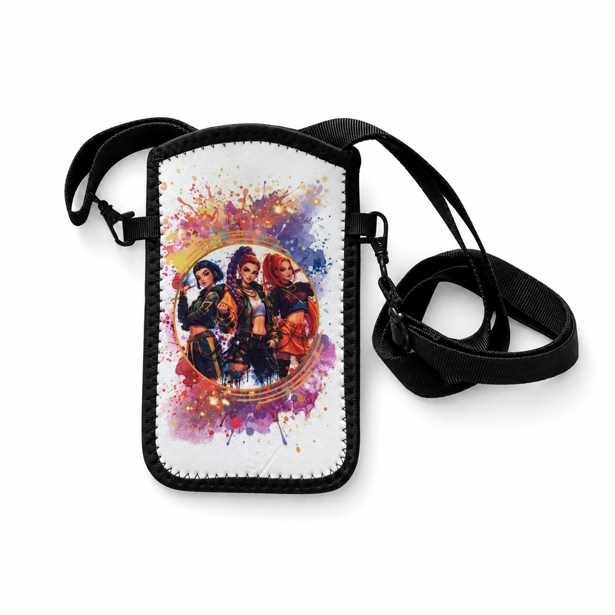 Pochette téléphone K-pop – Explosion de couleurs