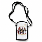 Pochette téléphone K-pop – Élégance dorée