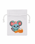 pochette à dent souris bleue