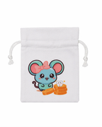 pochette à dent souris bleue