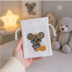 pochette à dent colorée