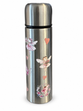 Thermos Fées Roses en inox